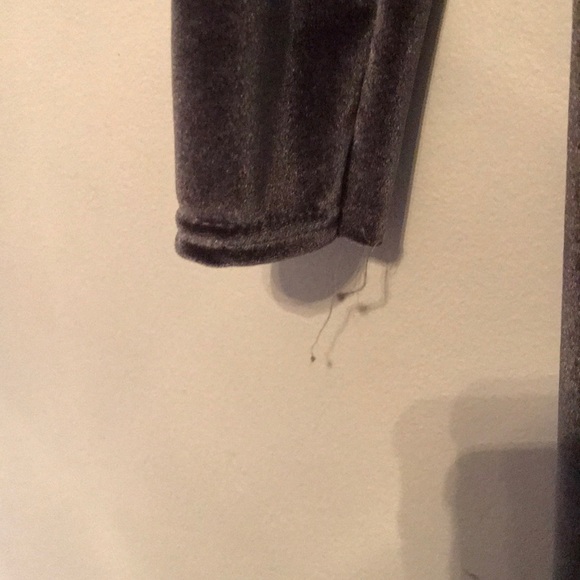 Rokoko Smock Skater Dress Slate Gray Velvet - Picture 4 of 8